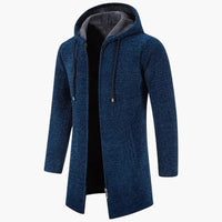 Malte | Herrenjacke Mit Kapuze Und Wattiertem Fleece – Marine