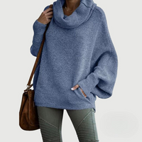 DIETLINDE - OVERSIZE-PULLOVER – Blau