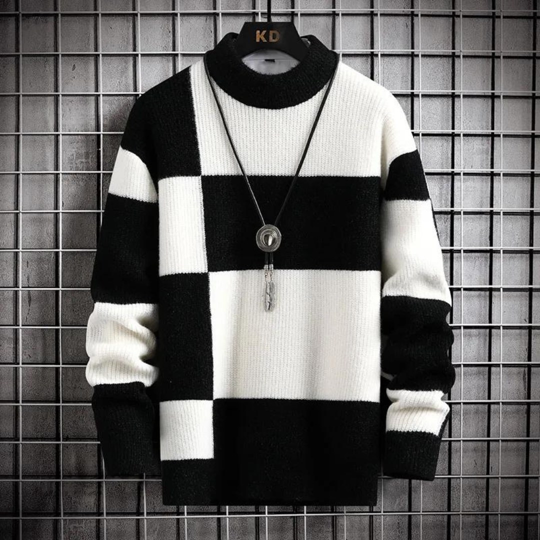 Lasthara | Stilvoller monochromer Pullover
