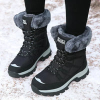 Rainer - Wasserdichte Winterstiefel für Damen – Schwarz