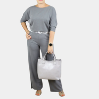 Elvy™ - Elegantes und Vielseitiges Dreiteiliges Damenset – Hellgrau