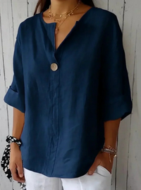 Nona – Die Perfekte Bluse für Jeden Tag – Blau