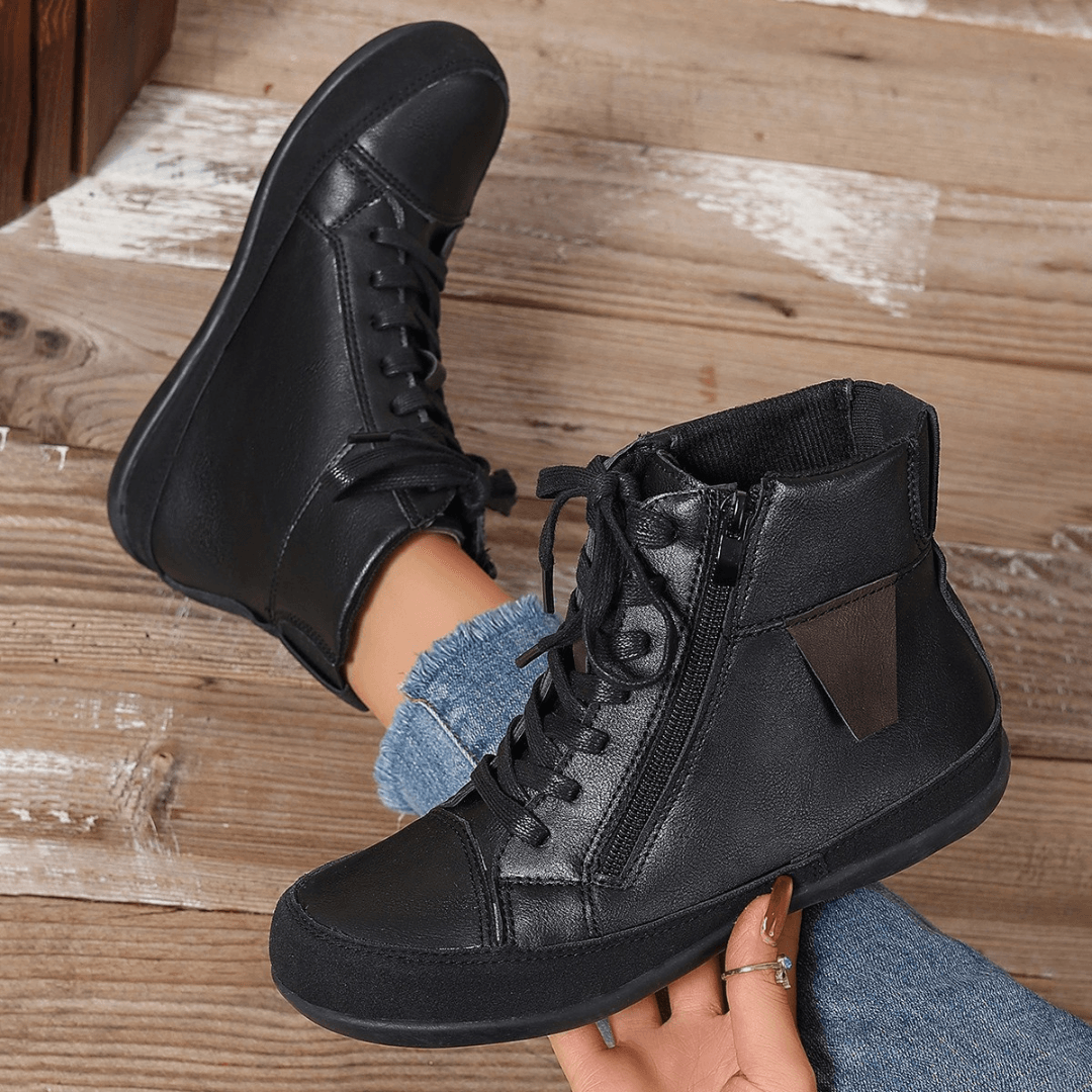 Damenstiefel Mit Reißverschluss | Schnürstiefel