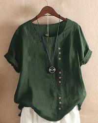 Xena | Sommer Oversize-T-Shirt – Dunkelgrün