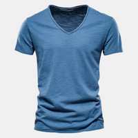 Joachim™  | Tidlös Baumwoll-T-Shirt (2+1 GRATIS) – Blau
