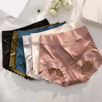 Fenne - Nahtlose Satin Damen-Slips (5+5 GRATIS!) – Gemischte Farben