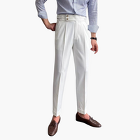 Bastian | Vintage-Hose – Weiß