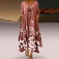 Kleid - Mica – Wildleder Blume