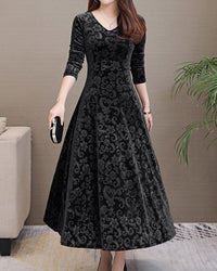 Lieselotte | Elegantes Kleid – Schwarz