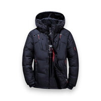 Outdoor Winterjacke für Herren in matter Optik – Schwarz