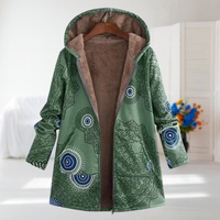 Alma - Eleganter Mid-Season Mantel – Grün