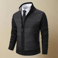 GERHARD - WARME JACKE MIT REISSVERSCHLUSS – Schwarz