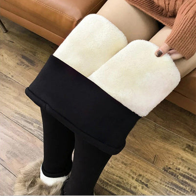 Yieseth | Erhöhte Komfort-Leggings aus dickem Samt