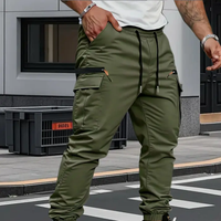 Mika | Cargo Stretch Jogger Hose – Grün