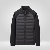 Herren Winterjacke | Kompakte Form mit klarer Linienführung – Schwarz