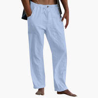 Freizeithosen für Herren – Relaxed Fit mit bequemer Taille – Hellblau