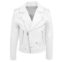Brandon - Herren-Motorradjacke mit vielen Taschen – Weiß