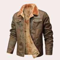 Marlow Shearling Jacket – Braun