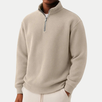 Jonas | Eleganter Zip Pullover für jeden Tag – Beige