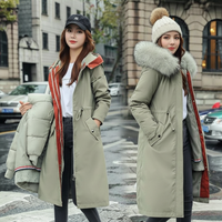 Frostra™ - Damen Winterjacke mit Kapuze und Weichem Kragen – Erbsengrün