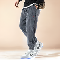 Max | Oslo Cordhose Sweatpants für Freizeitmode – Grau