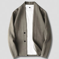 ARNOLD - STRICKJACKE MIT KNÖPFEN – Grau