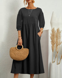 Euphemia | Premium-Damenkleid – Schwarz