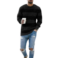 SONNY | ELEGANTER STRICKPULLOVER – Schwarz