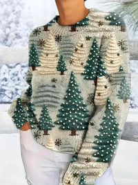Pauline | Weihnachtspullover für Damen – Mehrfarbig