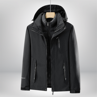 Damen Sportliche Skijacke | Winter Outdoorjacke – Schwarz