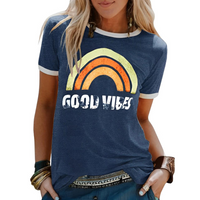 Blisse - Gute Laune Shirt – Dunkelblau