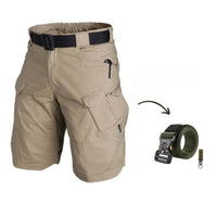 DAMIAN - CARGOSHORTS MIT 7 TASCHEN UND GRATIS GÜRTEL – Beige