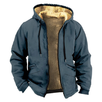Mervin - Farbige und kuschelige Hoodies für Herren – Blau