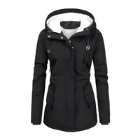 Hilary - Schicke und bequeme Kapuzenjacke – Schwarz