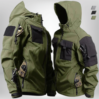 Winterjacke Herren Winddicht | Taktische Outdoorjacke – Grün