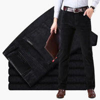 Bastian | Warme Und Elegante Winter Hose – Schwarz