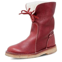 Laselle | Rustic Boots – Der ultimative Schutz gegen die Kälte – Rot