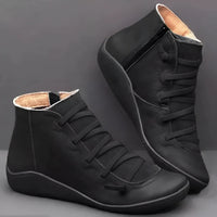 Nivberta | Bequeme wasserdichte Schuhe – Schwarz