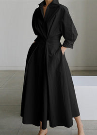 Cleo - Stilvolles und Schickes Kleid – Schwarz