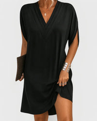 Sense | Elegantes Kleid mit schmeichelnder Passform – Noir
