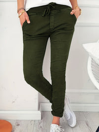 Rhea™ Relaxed-Hose – Oliv