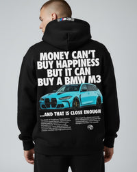 Stilvoller Hoodie für Herren mit Rückendruck – Anthrazit