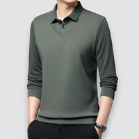 Lumier | Long Sleeve Polo Shirt – Grün