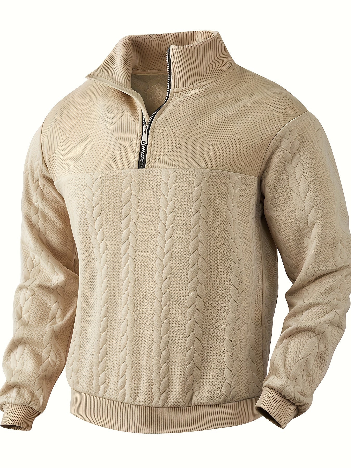 Percy - Vintage Reißverschluss-Pullover