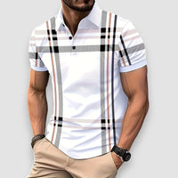 Lior | Short Sleeve Polo Shirt – Weiß