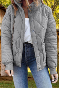 Corima | Modische und stilvolle Steppjacke für Damen – Eleganz und Komfort – Gris