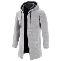 Damion | Slim-Fit-Hoodie – Hellgrau