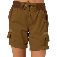 Hana - Frauen Shorts Cargo Hose – Braun