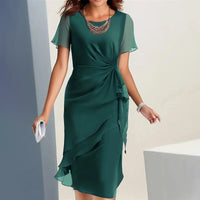 Velia - Stilvolles Freizeitkleid – Grün