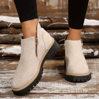 Emma | Hochwertige Damen Boots stilvoll und zeitlos – Beige